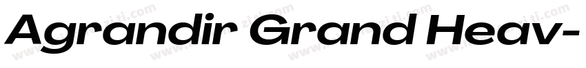 Agrandir Grand Heav字体转换